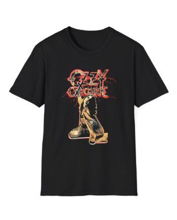 Ozzy Osbourne Red Lightning Tourback Unisex Softstyle T-Shirt