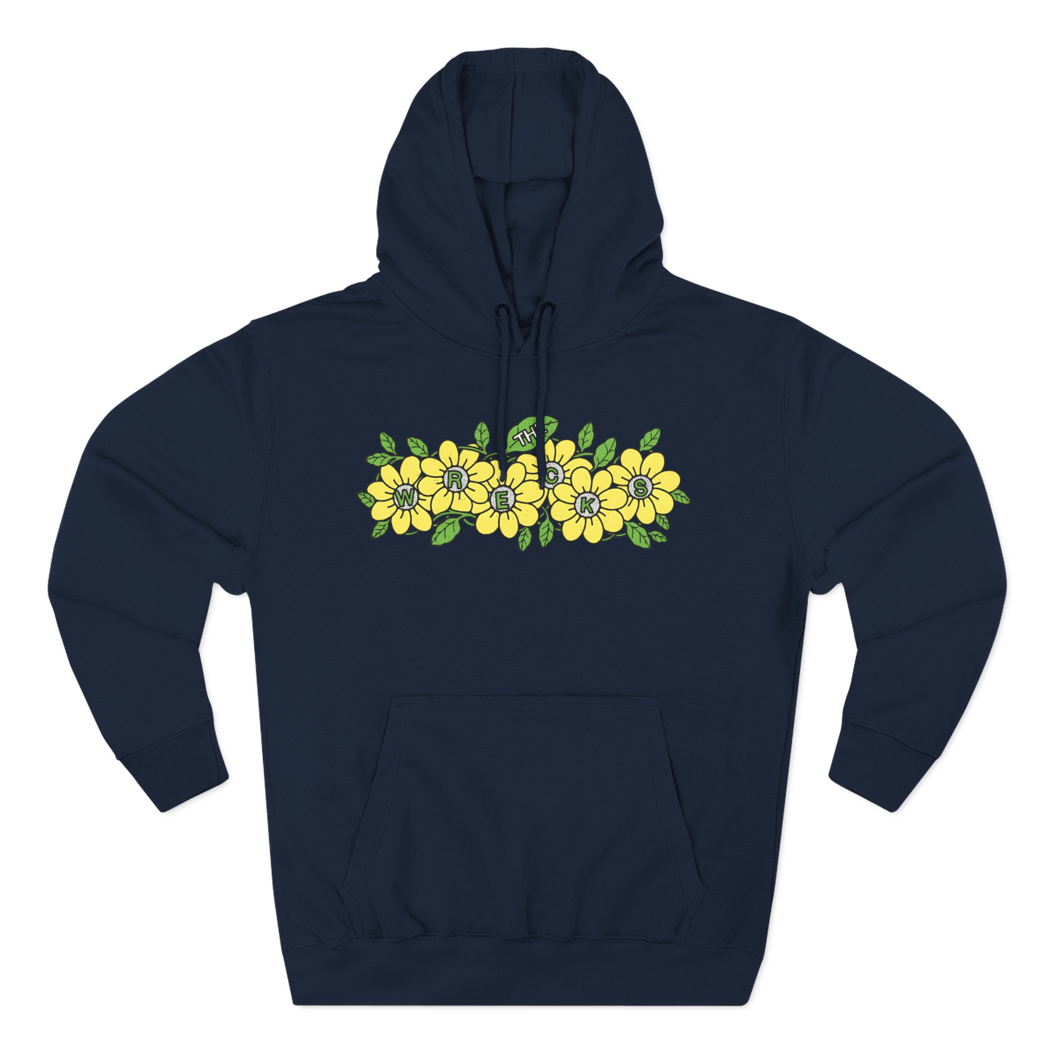 The Wrecks Flower Three-Panel Fleece Hoodie