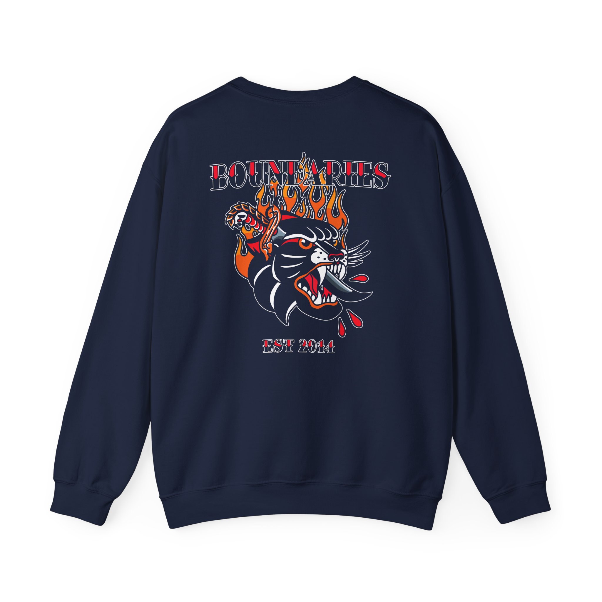 Boundaries Panther  Unisex Heavy Blendâ„¢ Crewneck Sweatshirt