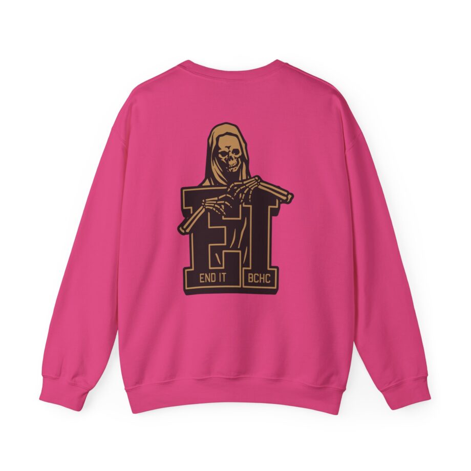 End It Bchc Reaper Emblem Unisex Heavy Blend™ Crewneck Sweatshirt