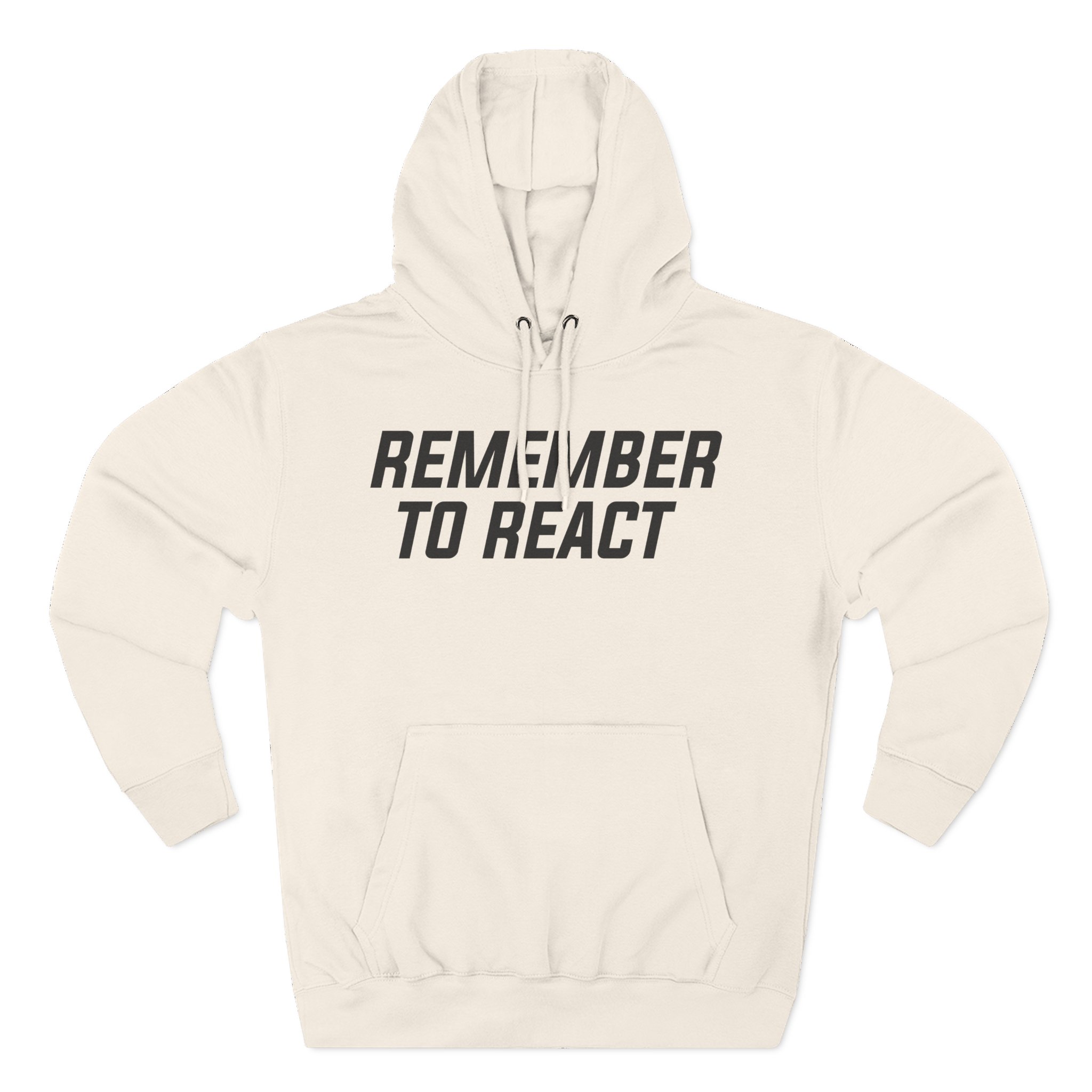 Jenny Holzer Remember to React Three-Panel Fleece Hoodie