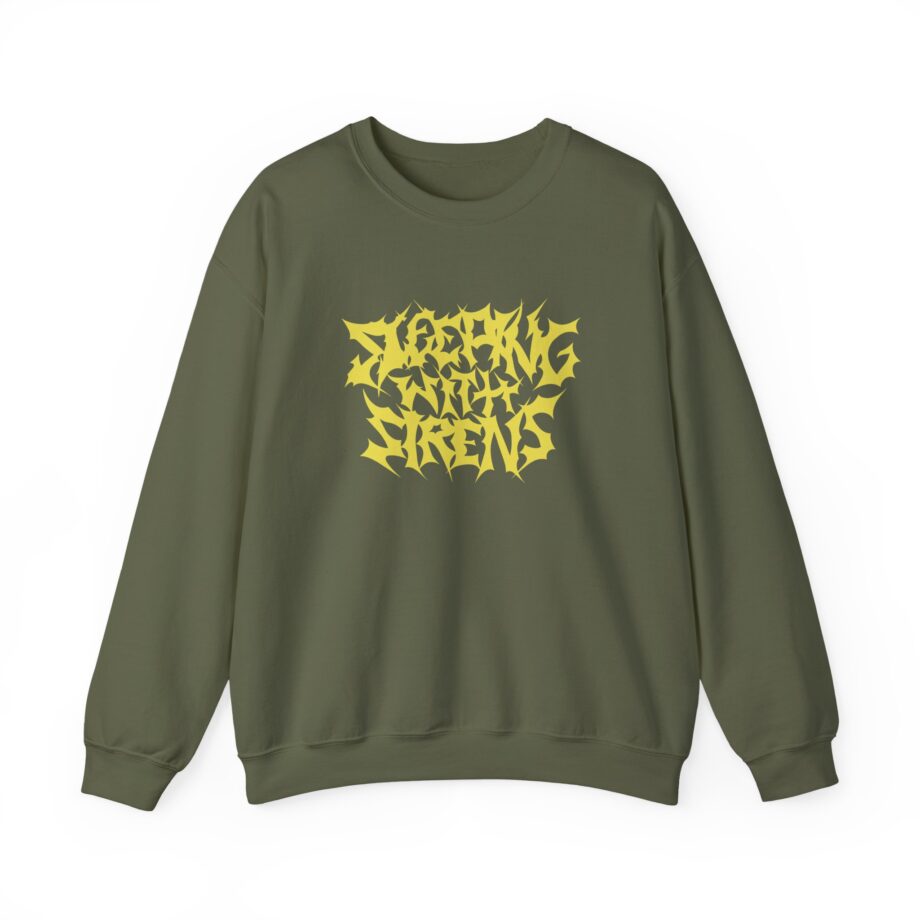 Sleeping With Sirens Metal Logo Unisex Heavy Blend™ Crewneck Sweatshirt