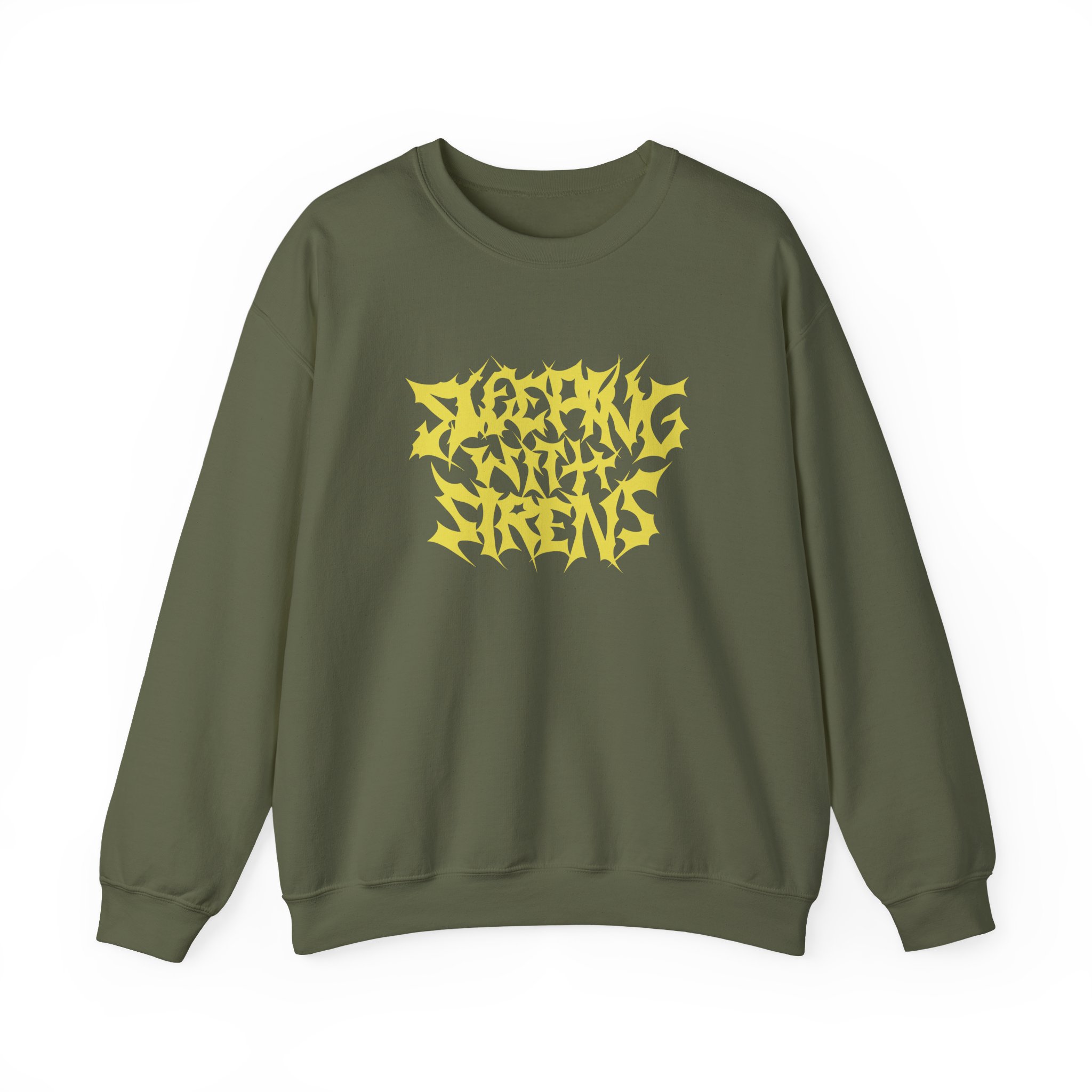 Sleeping With Sirens Metal Logo Unisex Heavy Blendâ„¢ Crewneck Sweatshirt