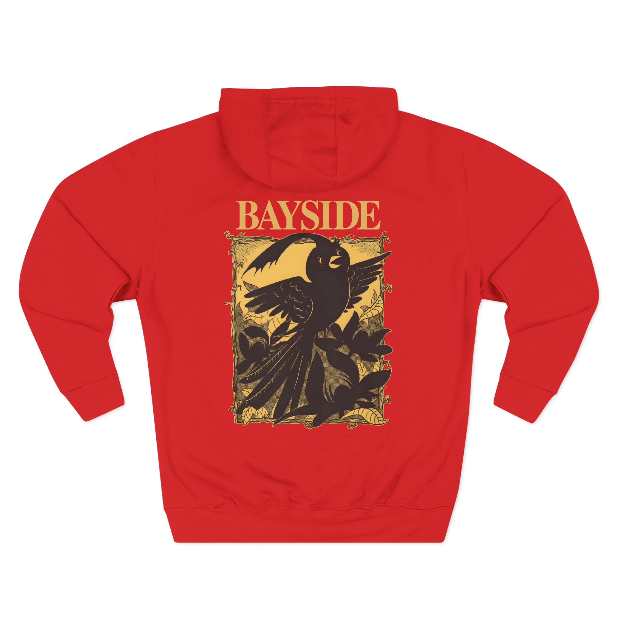 Bayside Cartoon Three-Panel Fleece Hoodie