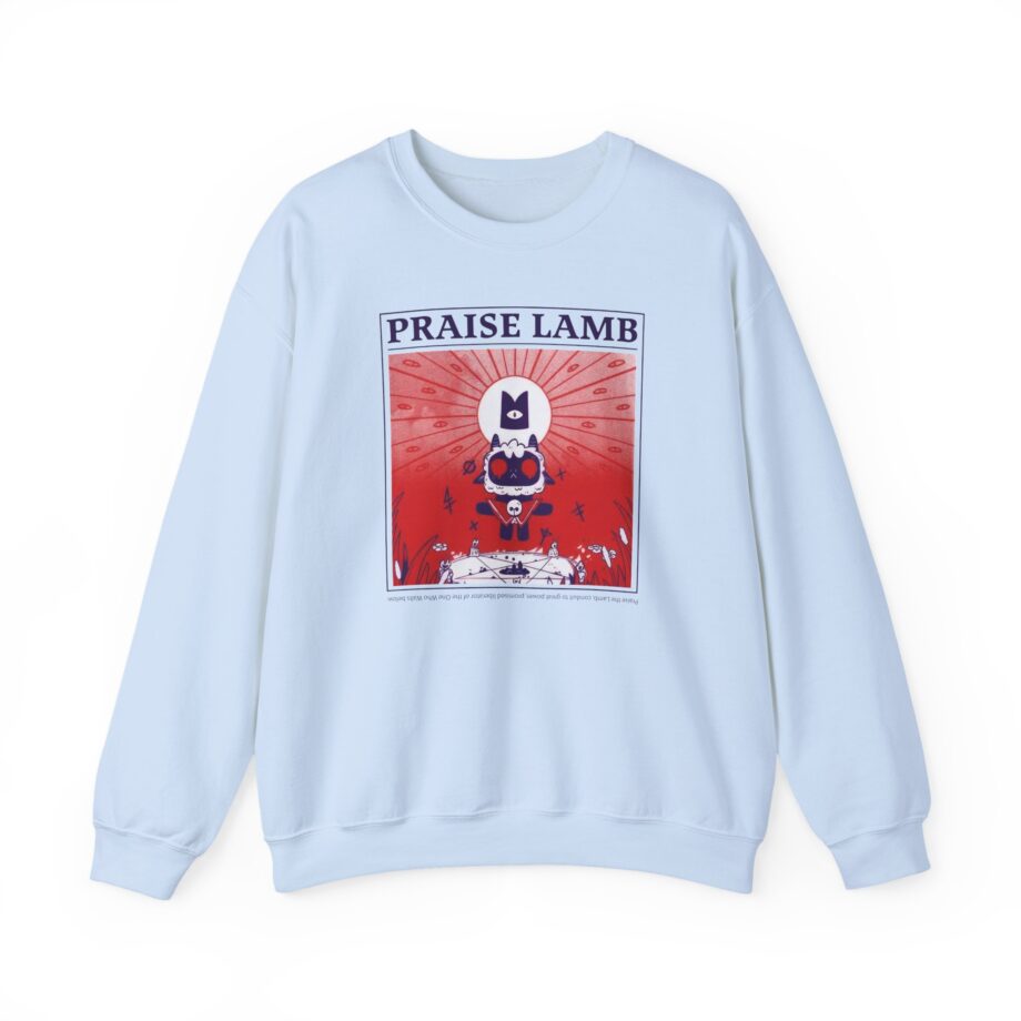 Cult of the Lamb Praise Lamb Unisex Heavy Blend™ Crewneck Sweatshirt