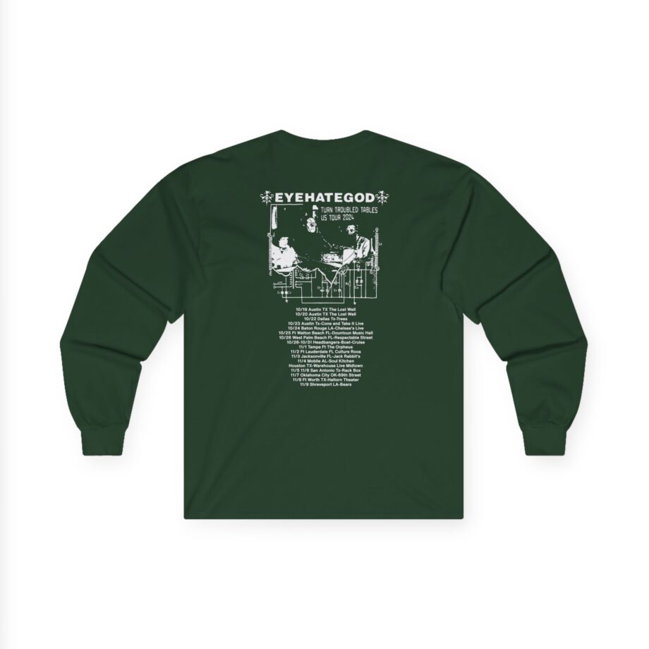 Eyehategod Turn Troubled Tables Us Tour Unisex Ultra Cotton Long Sleeve Tee