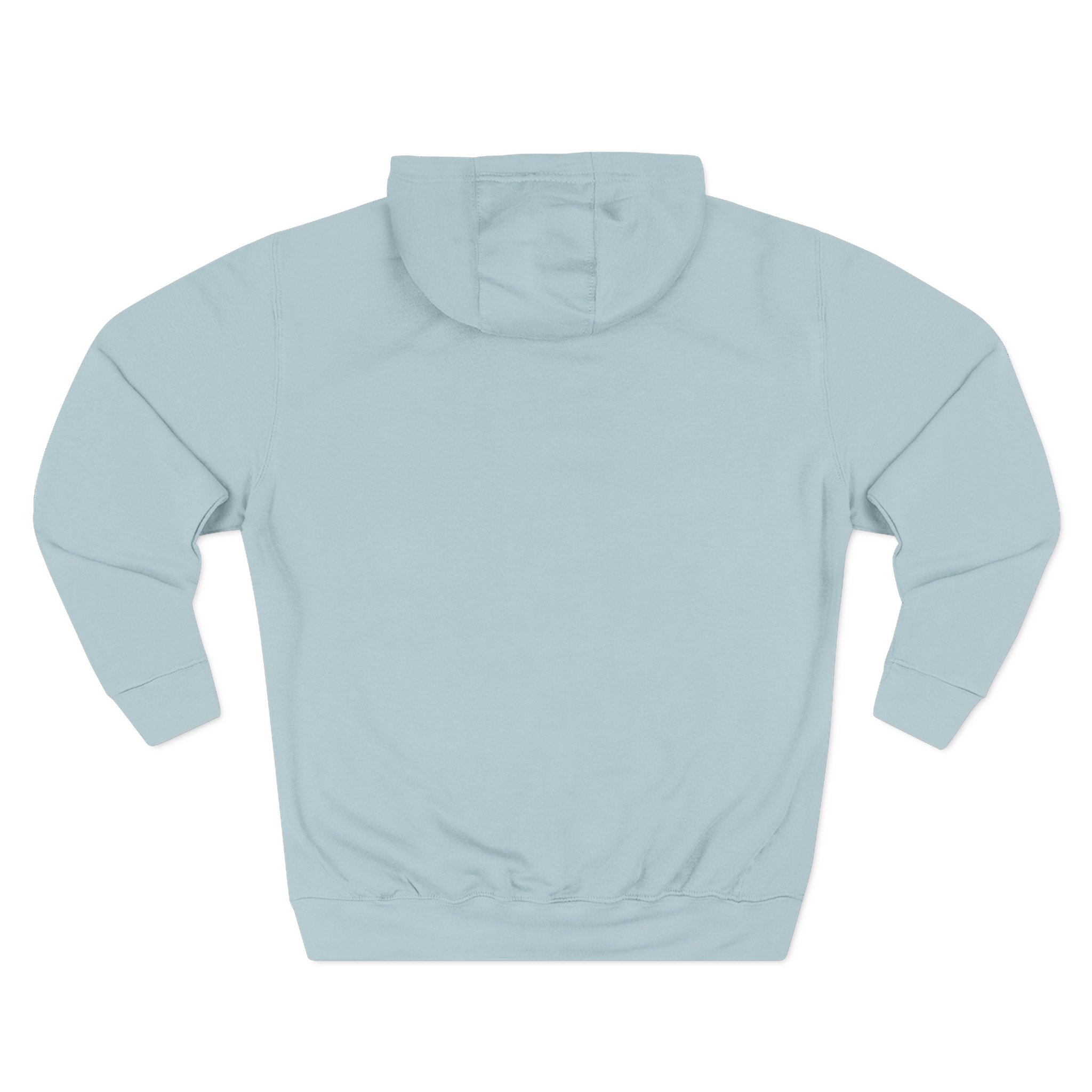 Foxing Inverted Burn Three-Panel Fleece Hoodie