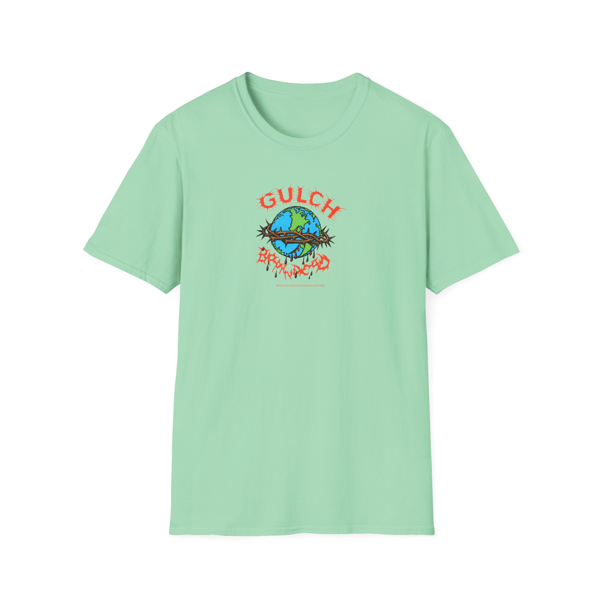 Gulch x Brain Dead final show Unisex Softstyle T-Shirt