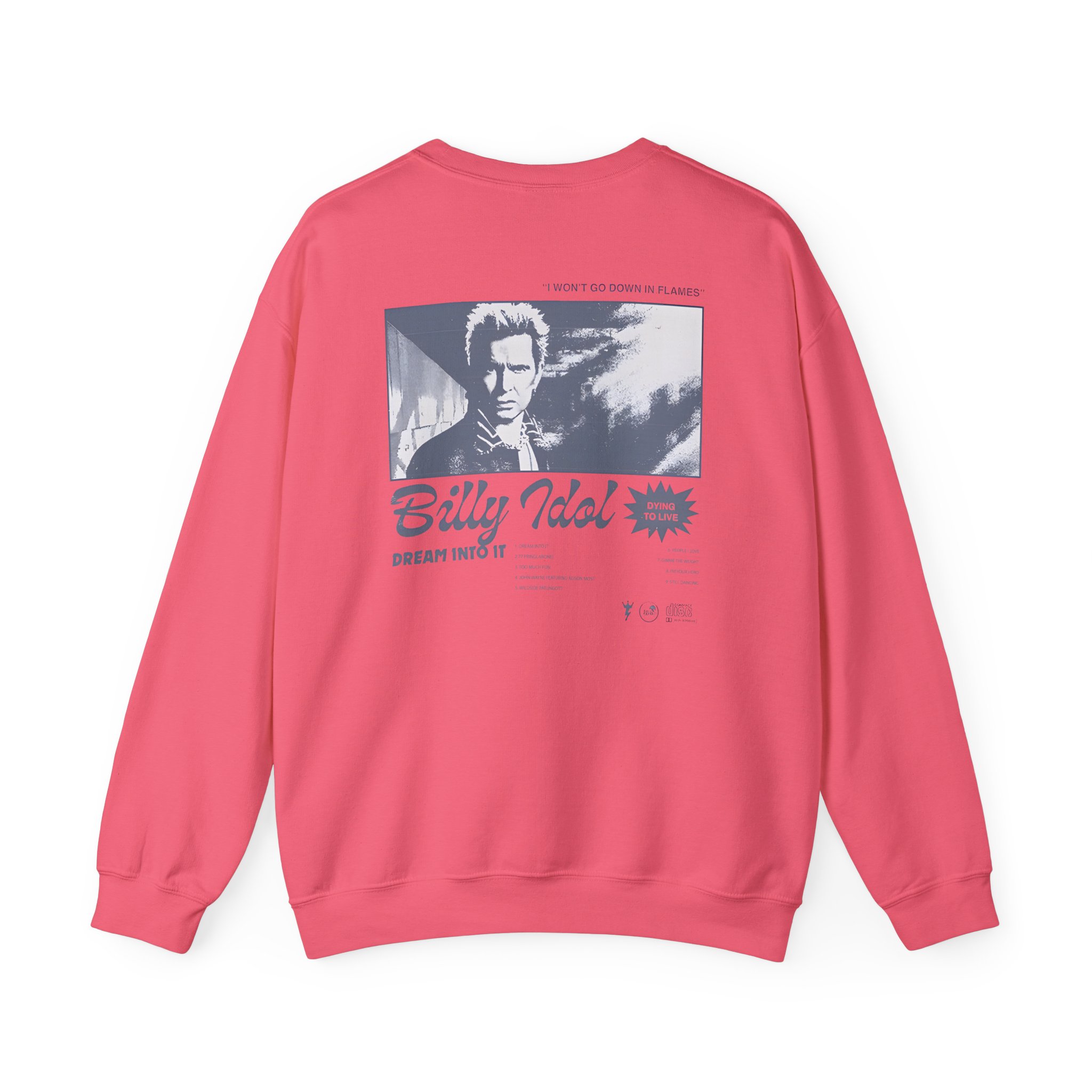 Billy Idol Billy Script Unisex Heavy Blendâ„¢ Crewneck Sweatshirt