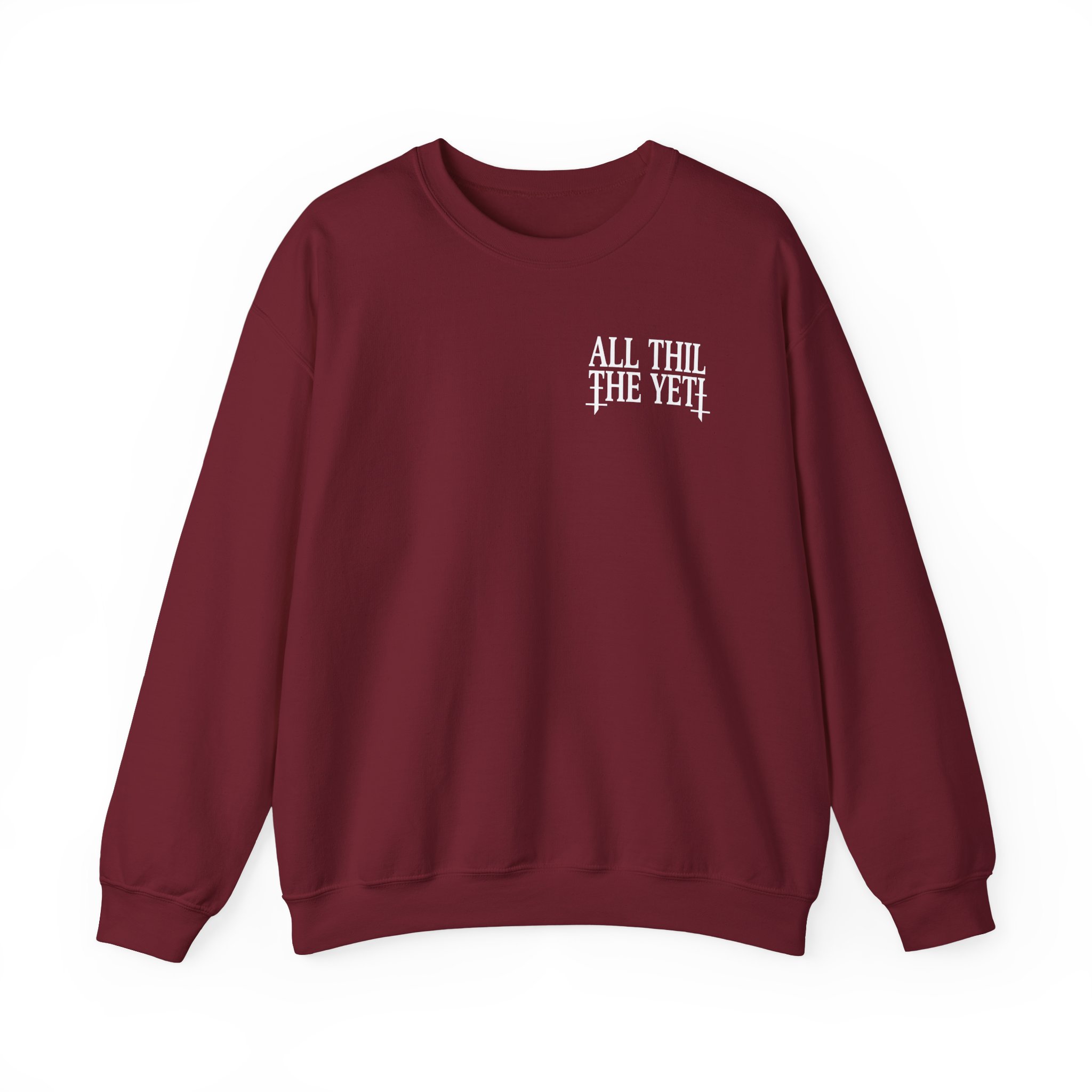 All Hail the Yeti Logo Unisex Heavy Blendâ„¢ Crewneck Sweatshirt