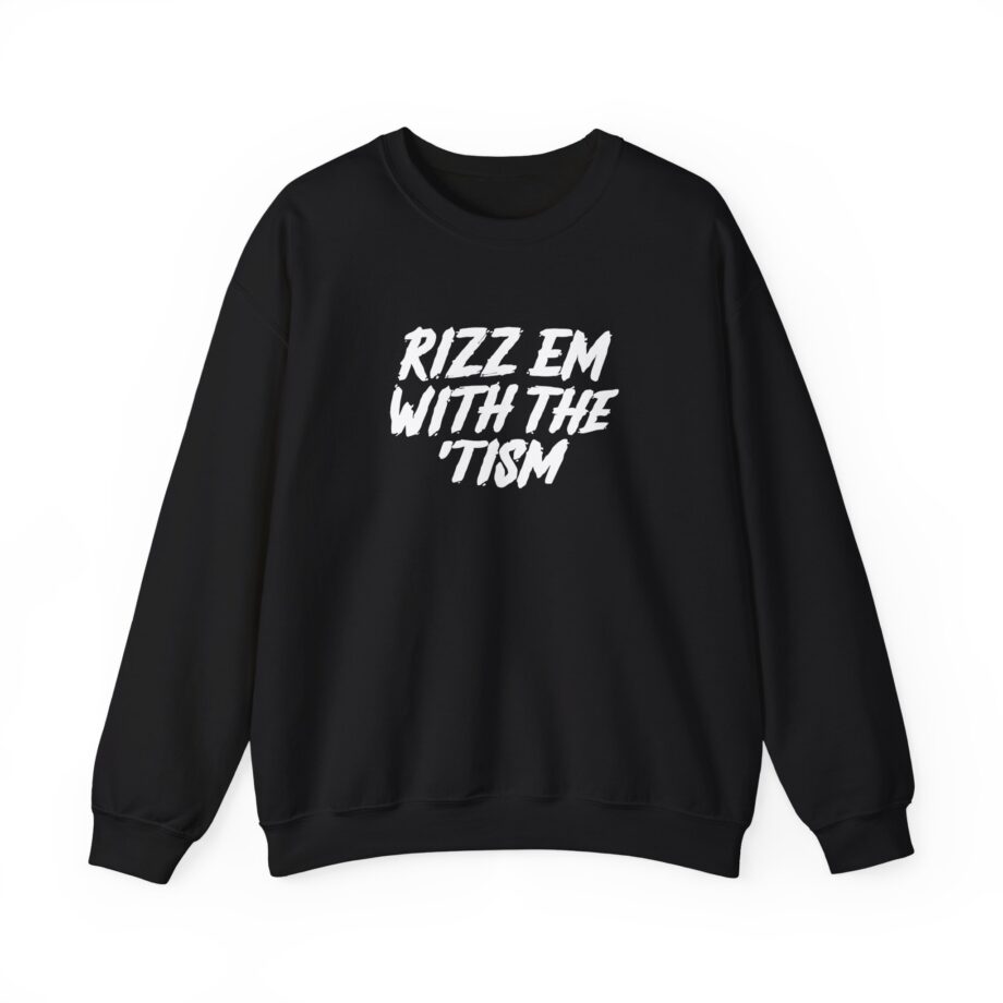 Ryan Windridge Rizz Em With the Tism Unisex Heavy Blend™ Crewneck Sweatshirt