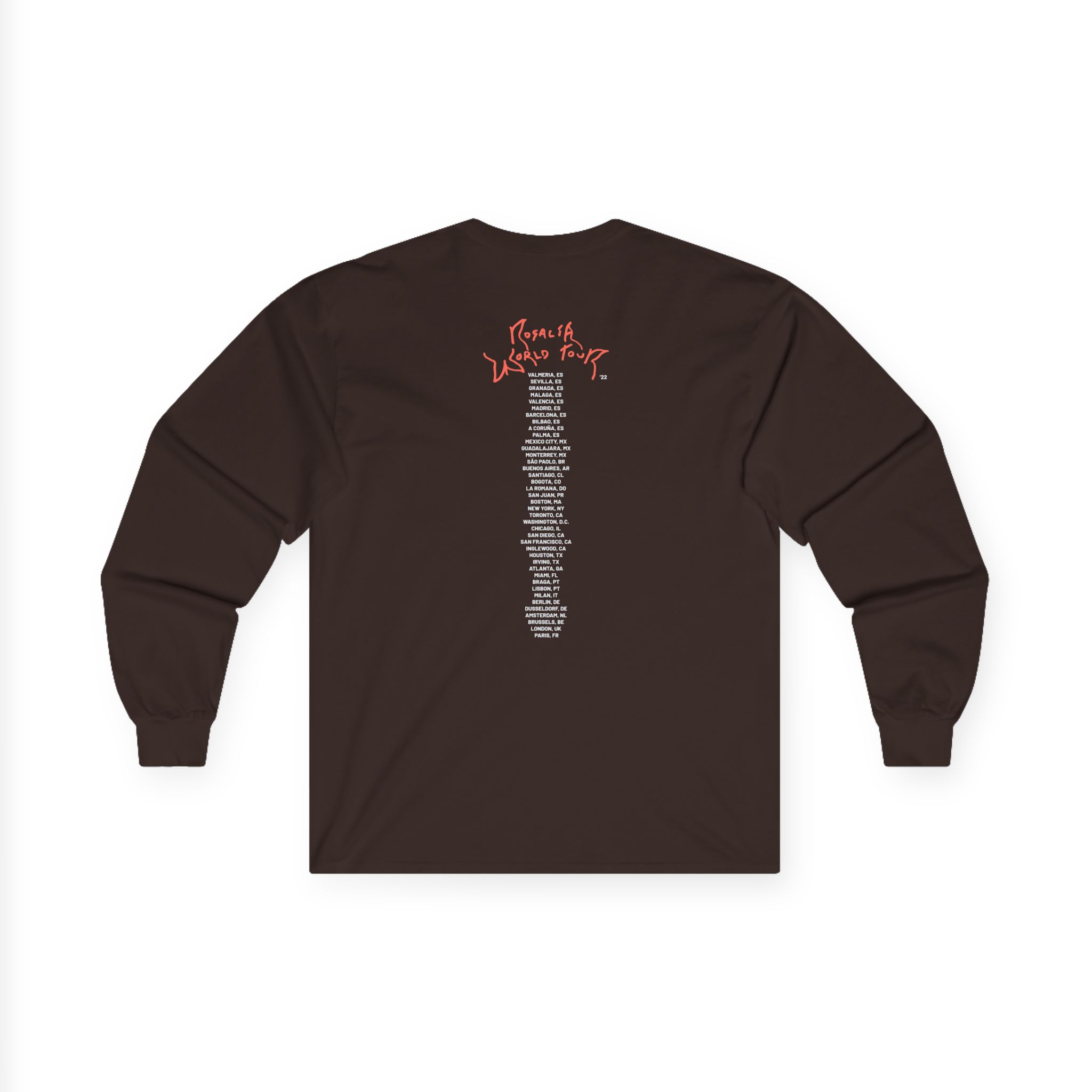 Rosalia World Tour Unisex Ultra Cotton Long Sleeve Tee