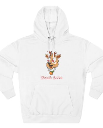 Fresh Love Dough in Love Three-Panel Fleece Hoodie