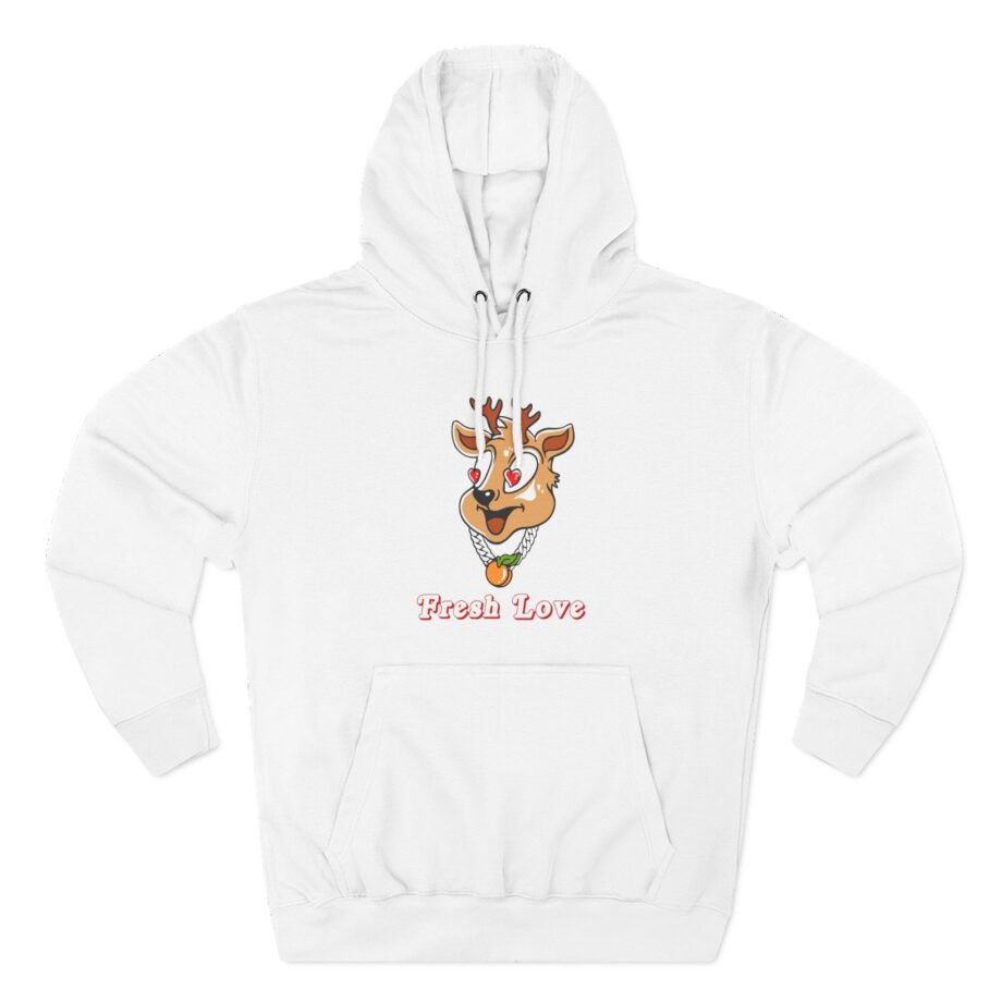 Fresh Love Dough in Love Three-Panel Fleece Hoodie