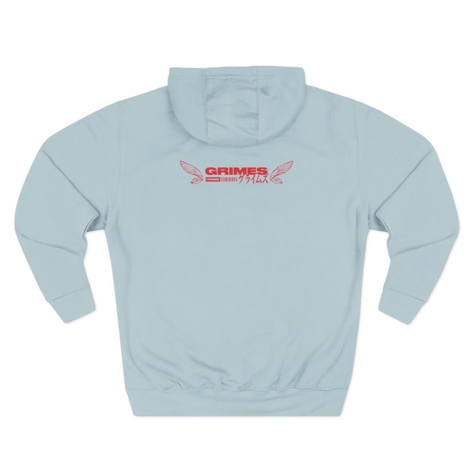 Grimes Three-panel Fleece Hoodie