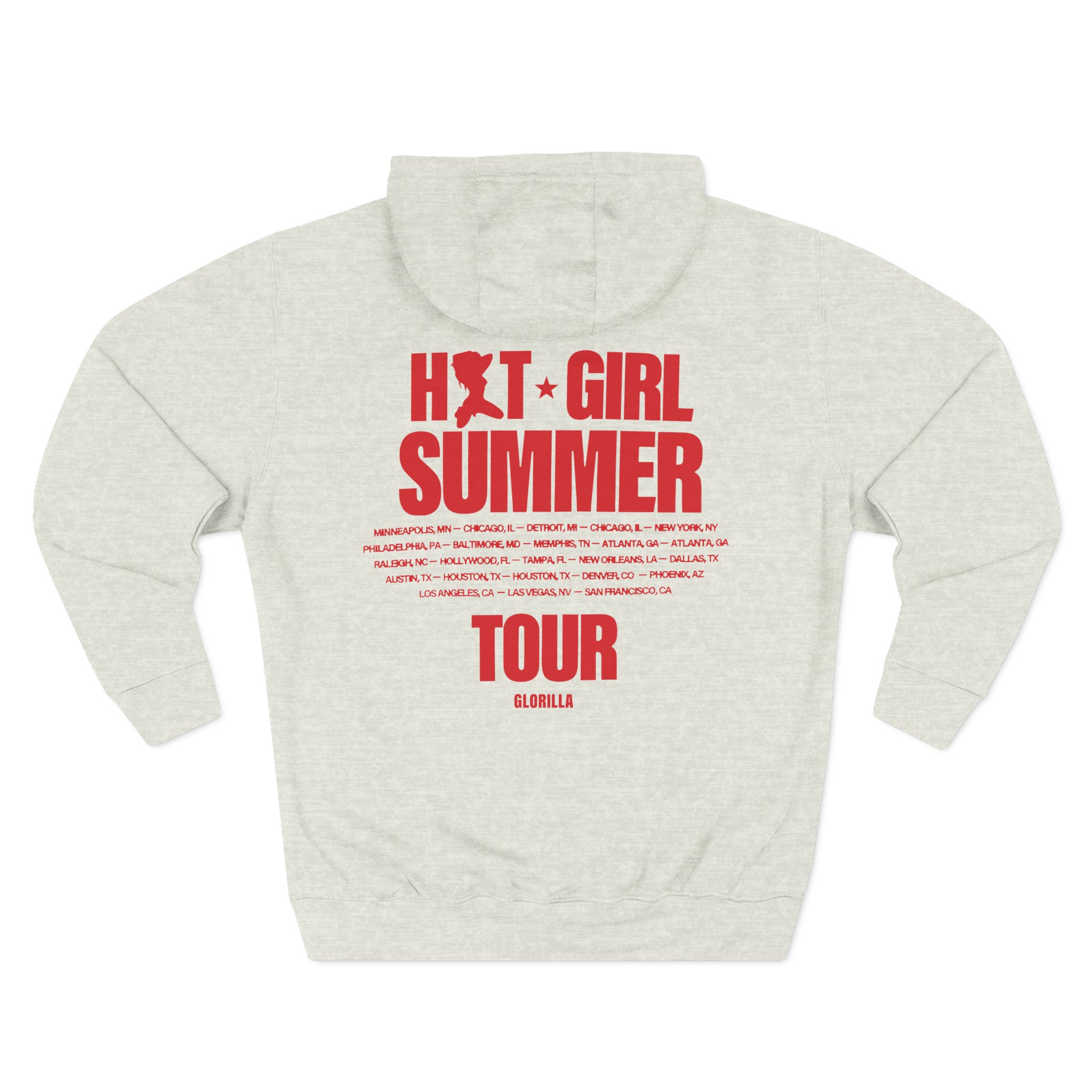 Glorilla Hot Girl Summer Tour Three-Panel Fleece Hoodie