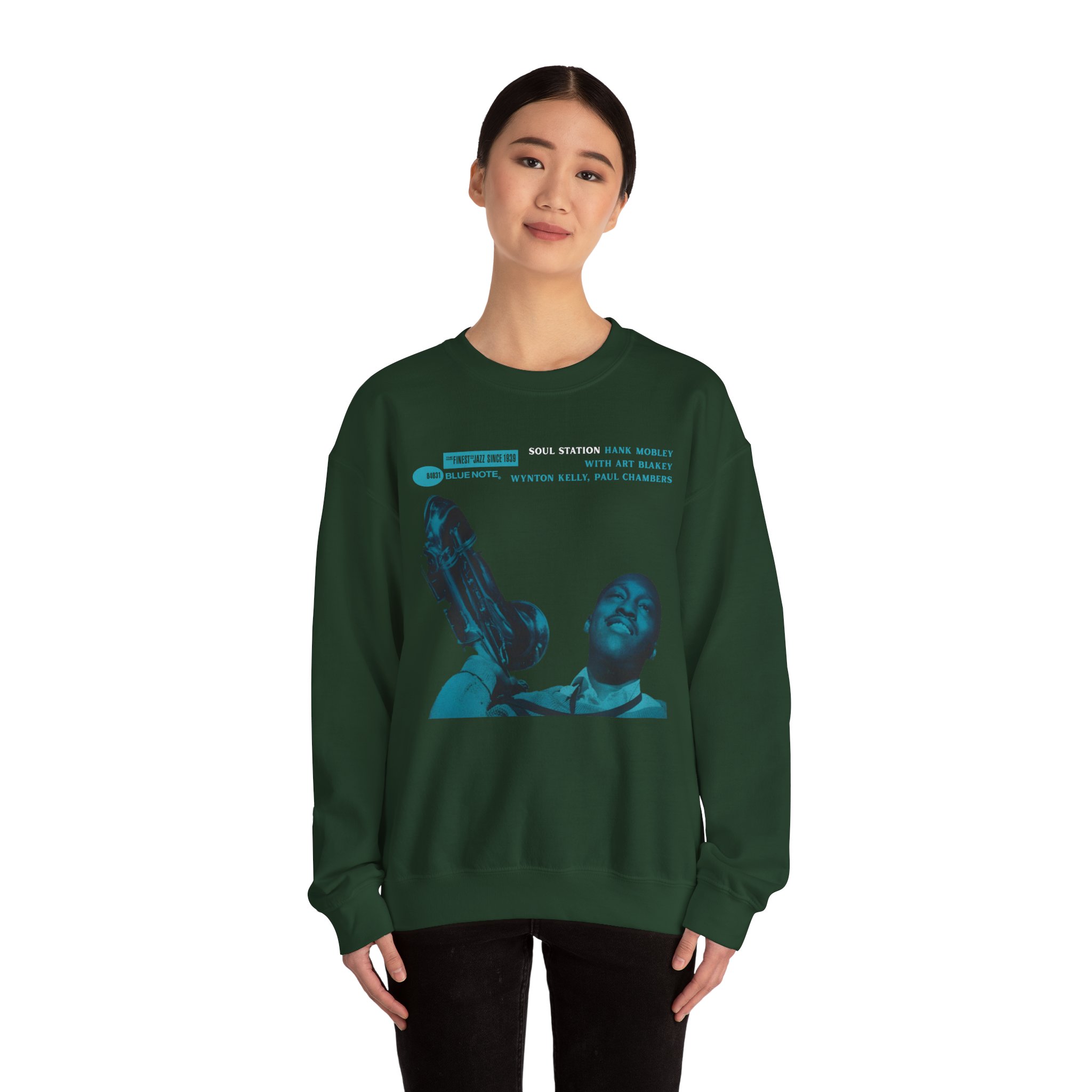 Blue Note Records Unisex Heavy Blendâ„¢ Crewneck Sweatshirt