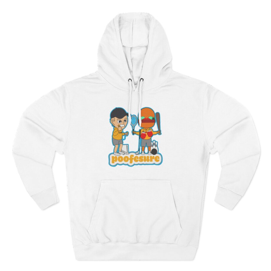 Poofesure Three-Panel Fleece Hoodie