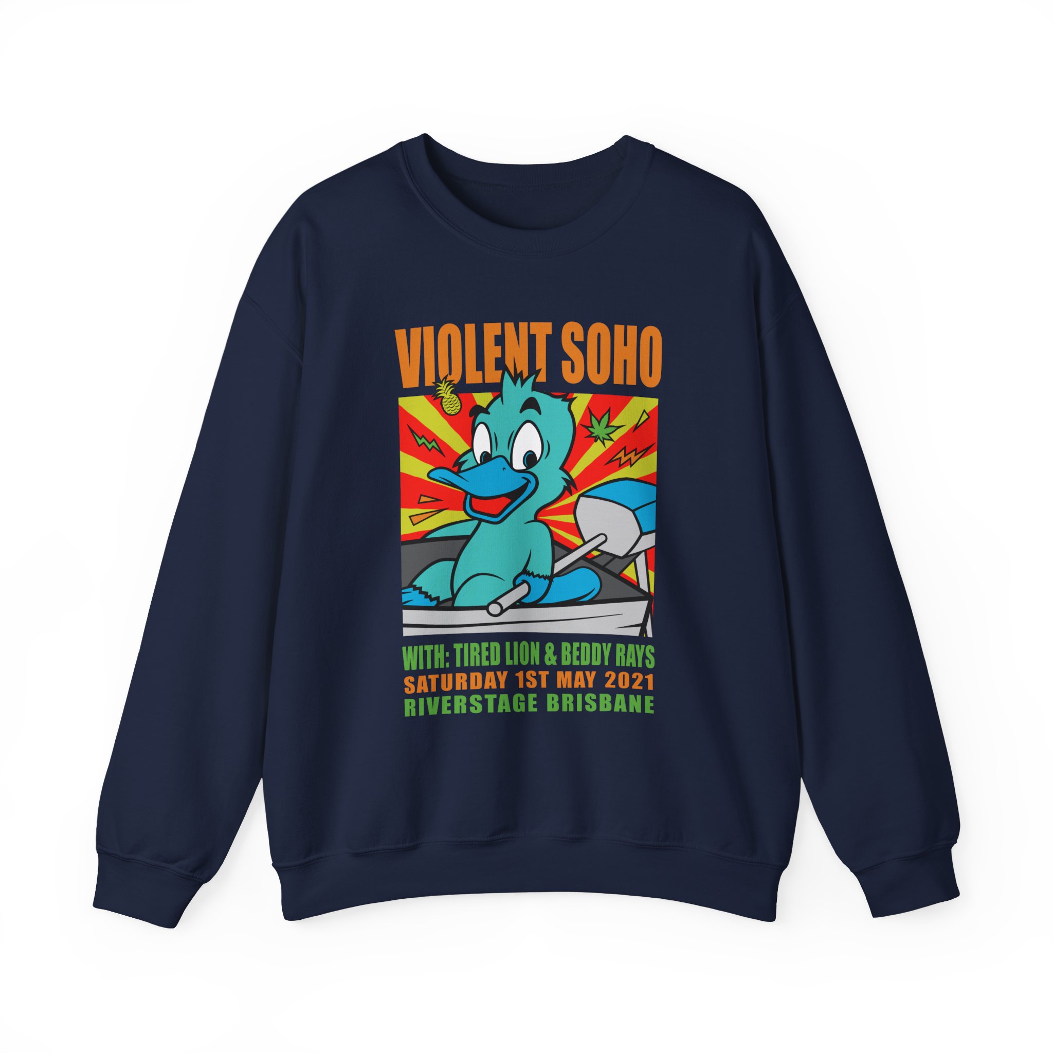 Violent Soho  Event Poster Unisex Heavy Blendâ„¢ Crewneck Sweatshirt