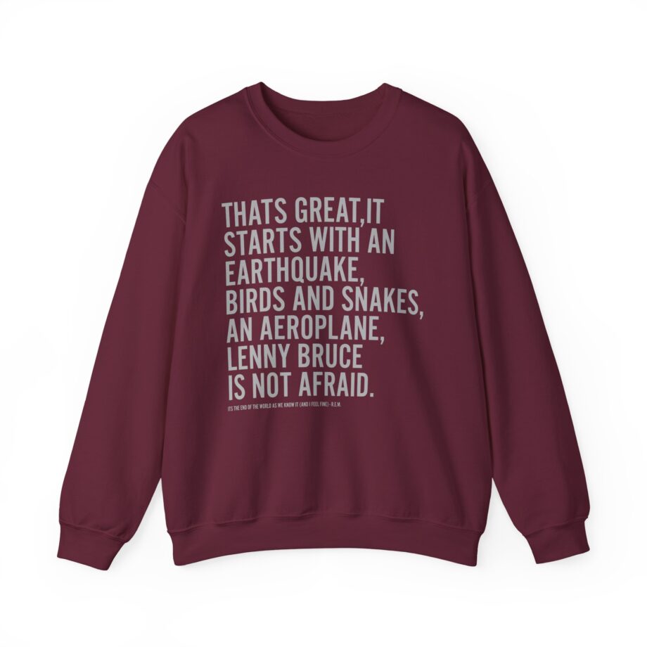 Rem Its the End of the World as We Know It Unisex Heavy Blend™ Crewneck Sweatshirt