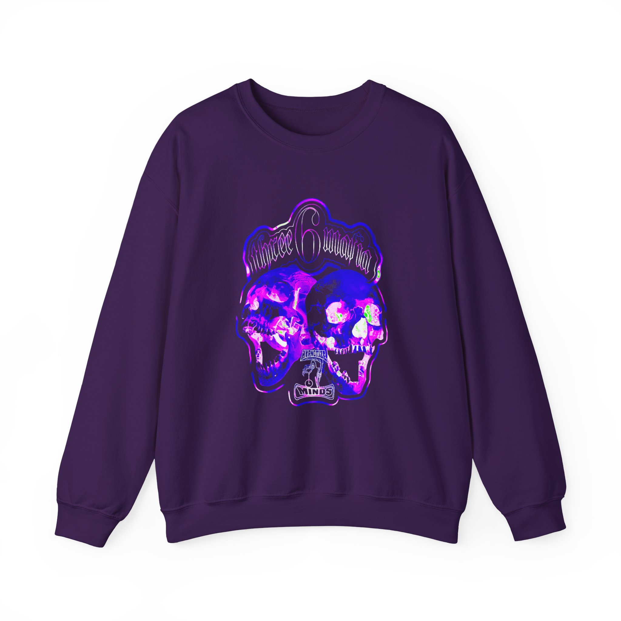 Three 6 Mafia Hard Hittaz Unisex Heavy Blendâ„¢ Crewneck Sweatshirt