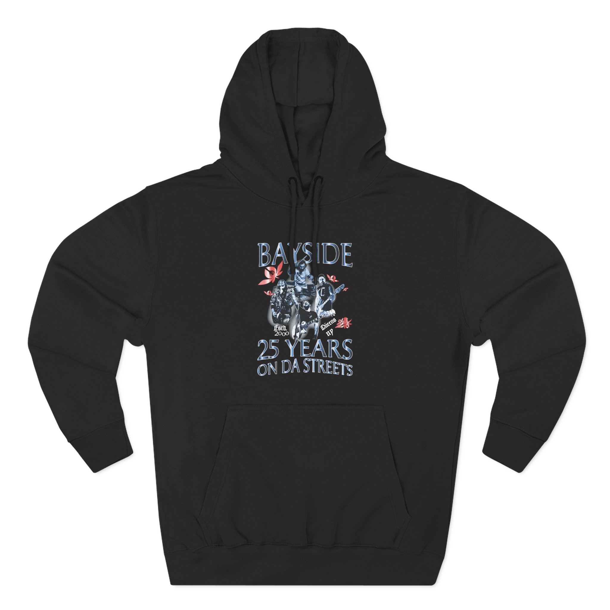 Bayside Bootleg Three-Panel Fleece Hoodie