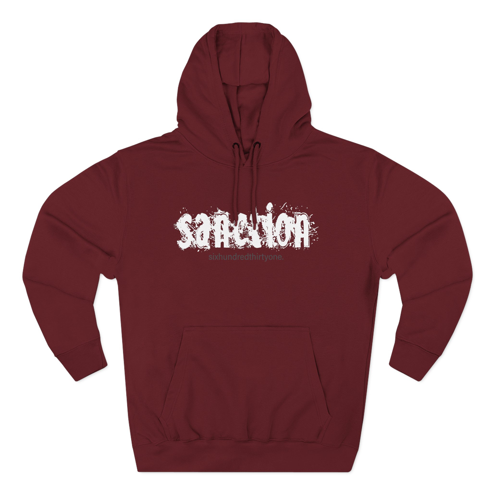 Sanction Logo Three-Panel Fleece Hoodie