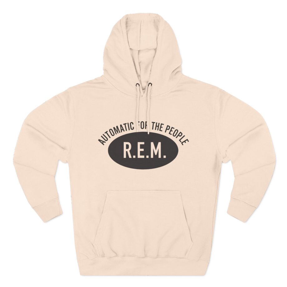 Rem Automatic for the People Three-Panel Fleece Hoodie