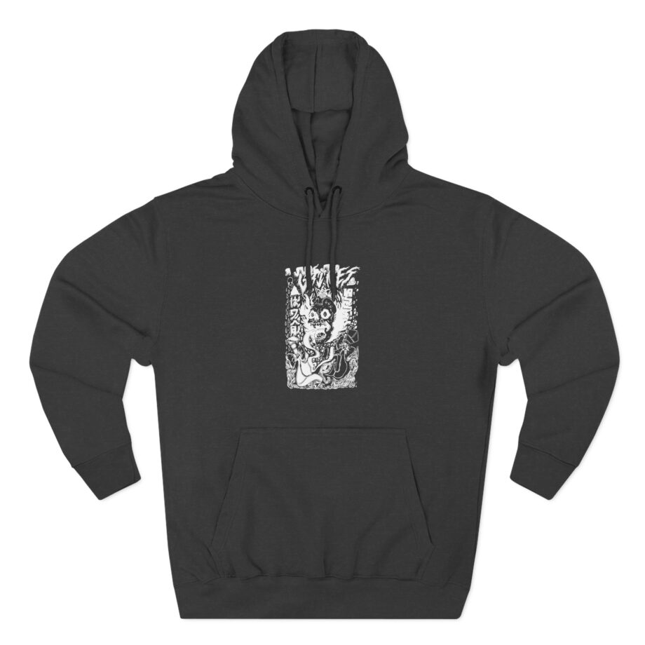 Grimes Vission Three-panel Fleece Hoodie