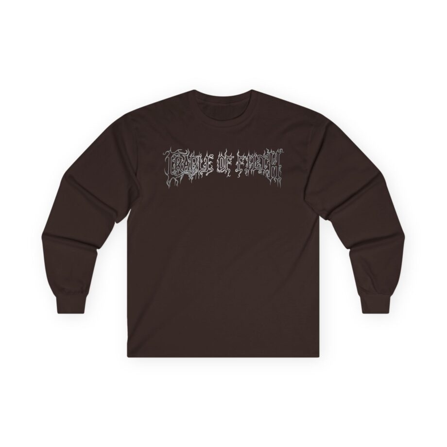Cradle of Filth Silver Logo Unisex Ultra Cotton Long Sleeve Tee