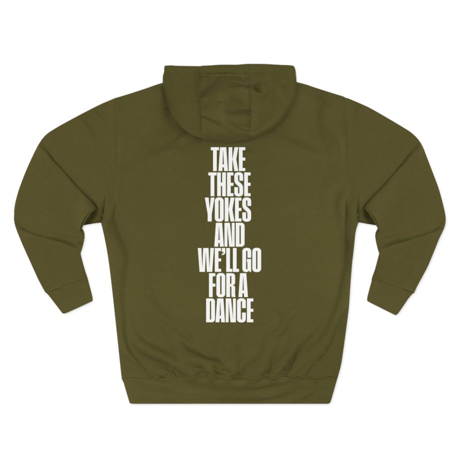 Kneecap Yokes Three-Panel Fleece Hoodie