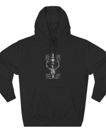 Marduk Red Tree of Blood Three-Panel Fleece Hoodie