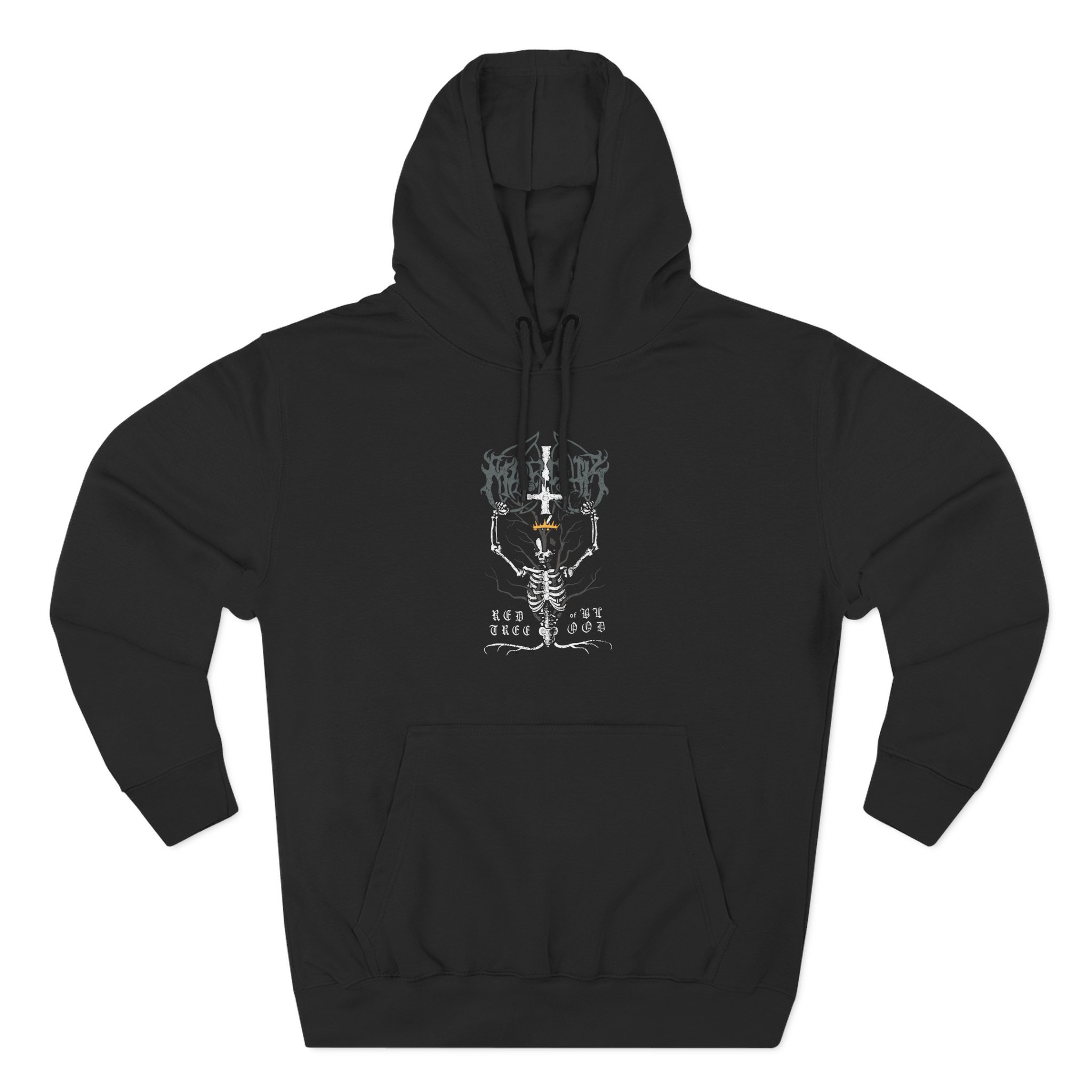 Marduk Red Tree of Blood Three-Panel Fleece Hoodie