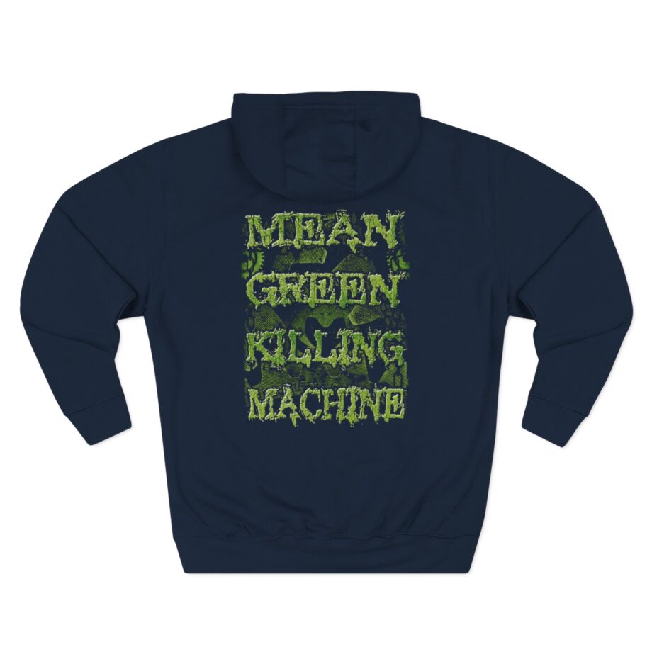 Overkill Mean Green Killing Machine Three-Panel Fleece Hoodie