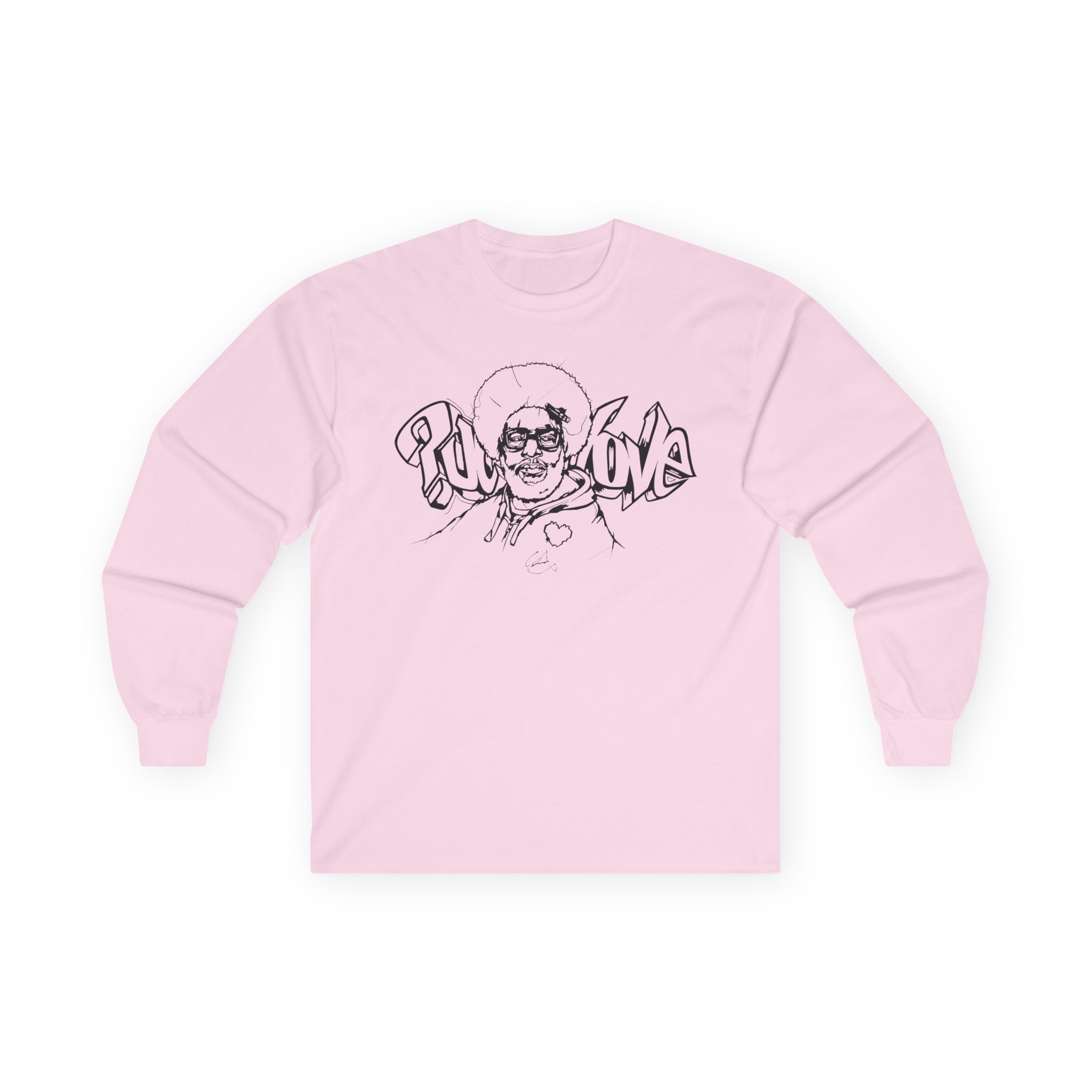 The Roots Questlove Sketch Unisex Ultra Cotton Long Sleeve Tee