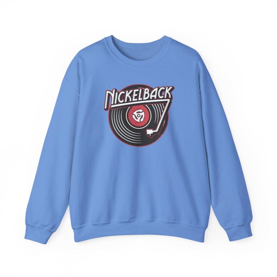 Nickelback Record Natural Ringer Unisex Heavy Blend™ Crewneck Sweatshirt
