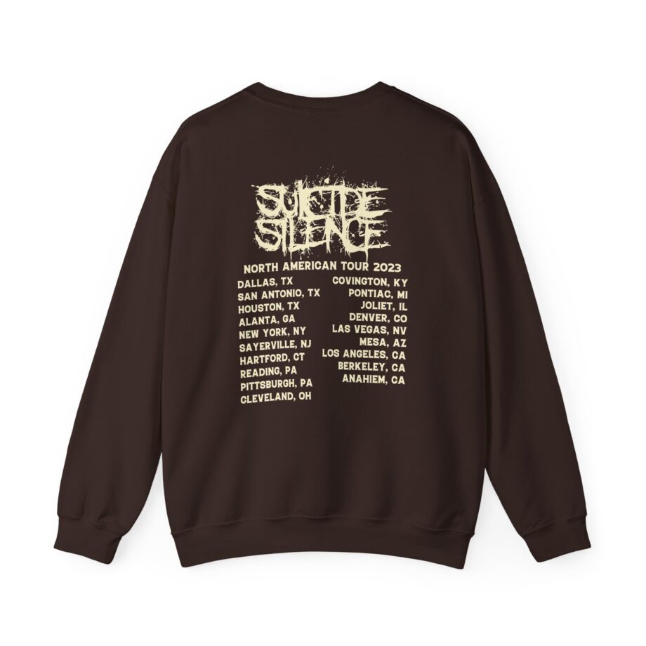 Suicide Silence Rymd Cover Tour 2023 Unisex Heavy Blend™ Crewneck Sweatshirt