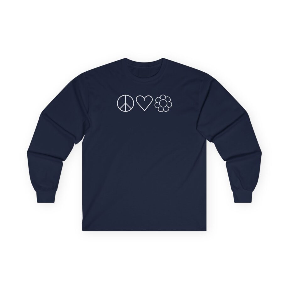 Mumbo Jumbo Peace, Love and Plants Unisex Ultra Cotton Long Sleeve Tee