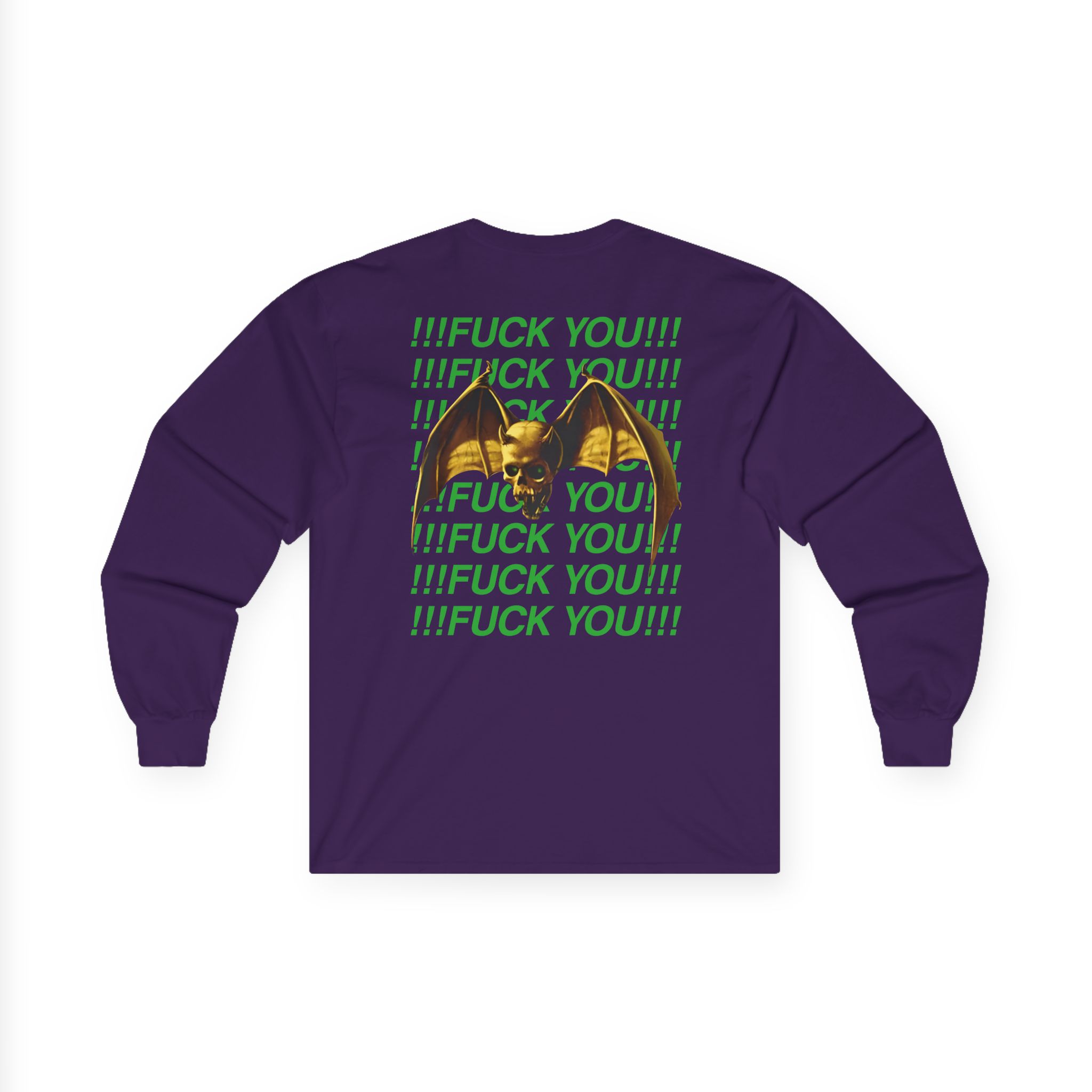 Overkill We Don't Care - Fuck You Unisex Ultra Cotton Long Sleeve Tee