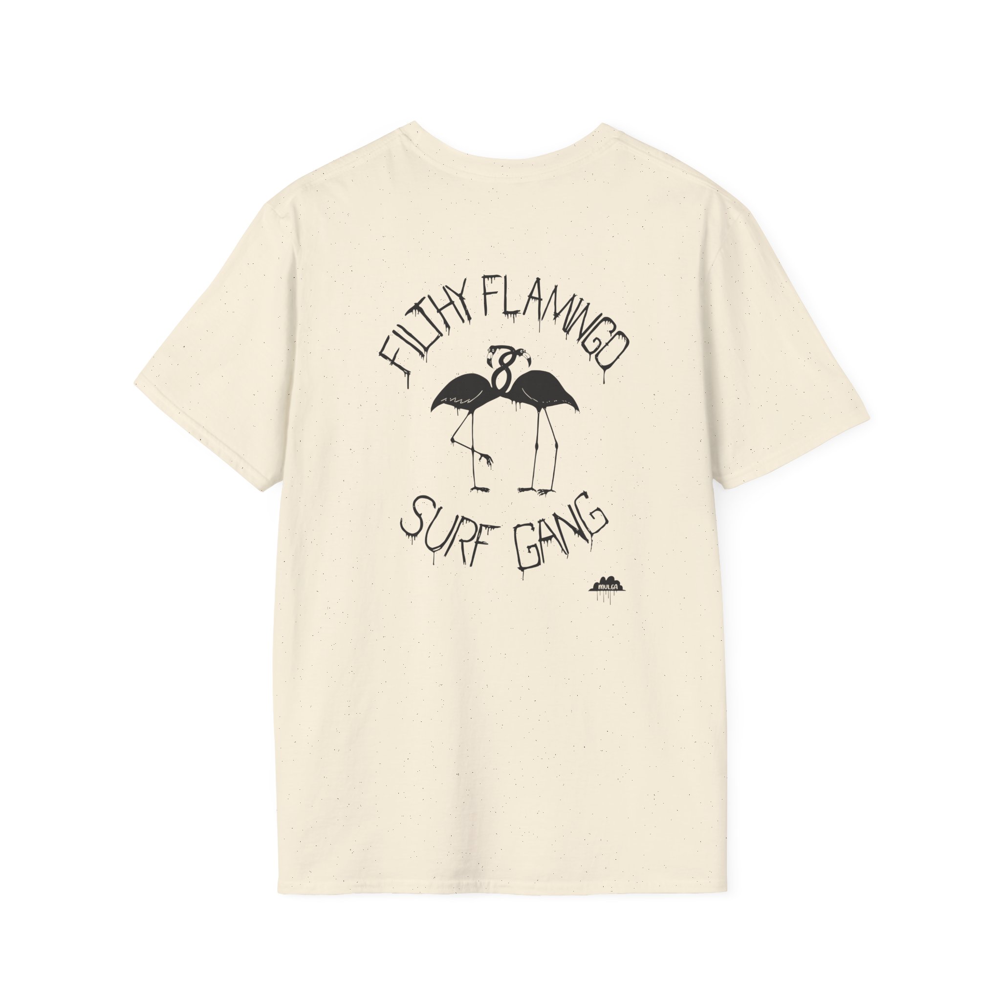 Surf Gang Filthy Flamingo Unisex Softstyle T-Shirt