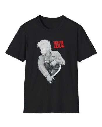 Billy Idol Heart Unisex Softstyle T-Shirt