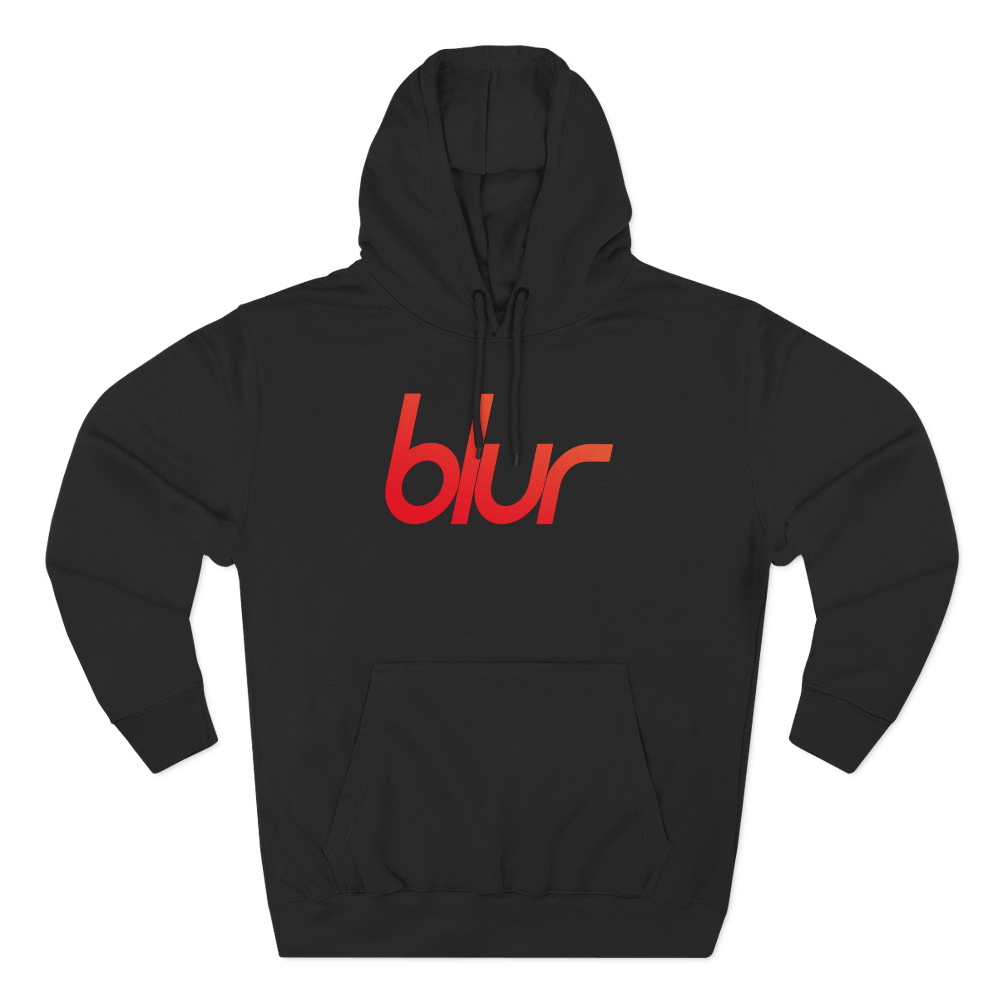 Blur Three-Panel Fleece Hoodie