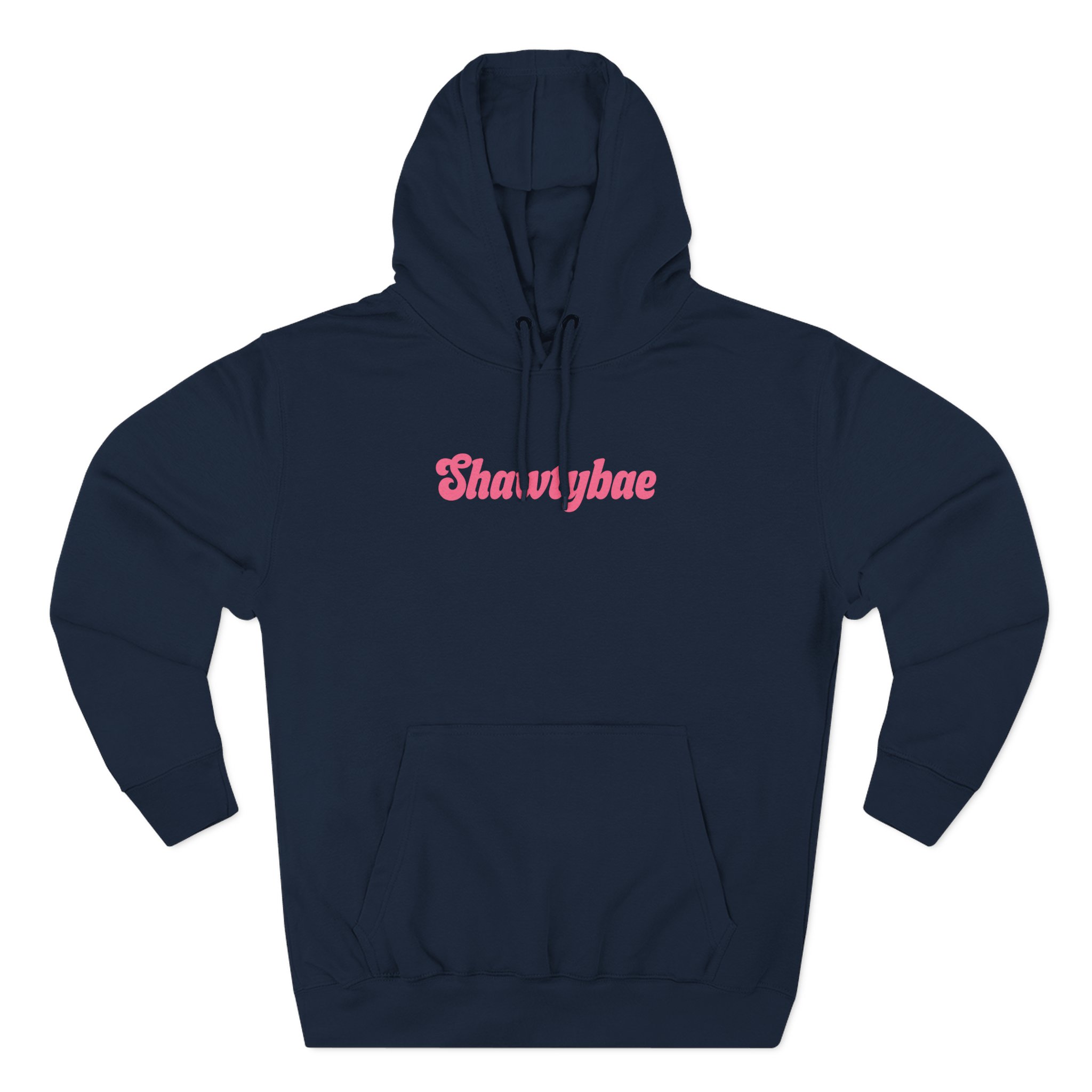 Shawty Bae Three-Panel Fleece Hoodie