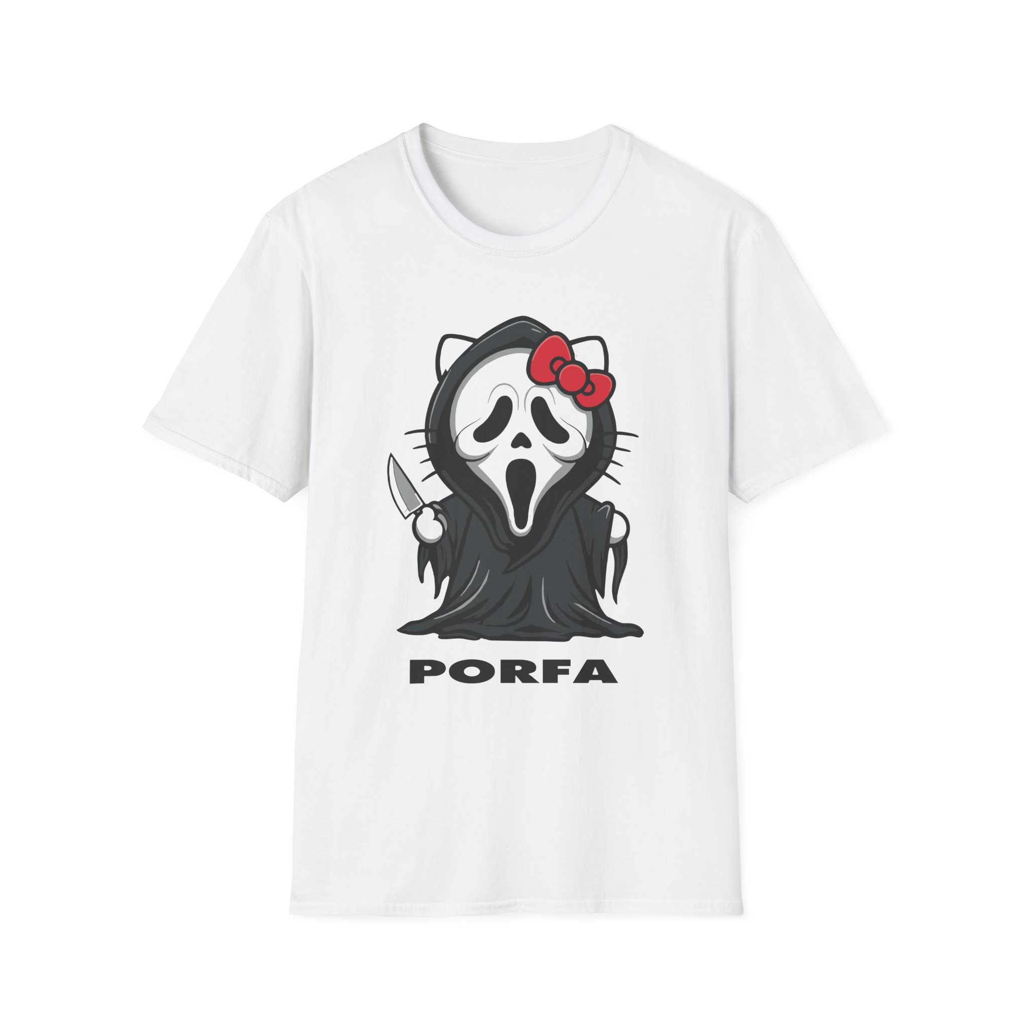 Porfa Scream Halloween Unisex Softstyle T-Shirt