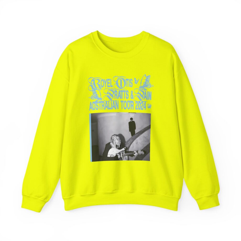 Royel Otis Band Pratts and Pain Australian Tour 2024  Unisex Heavy Blend™ Crewneck Sweatshirt
