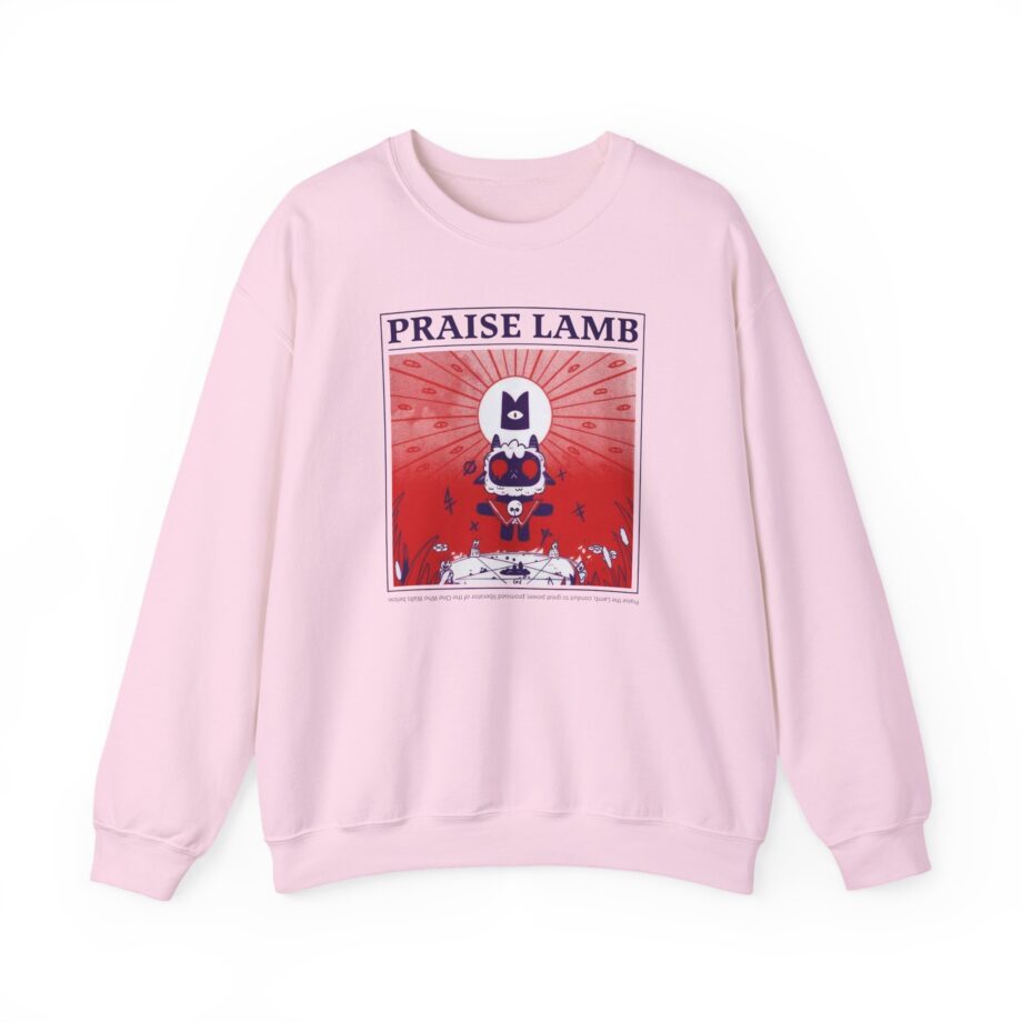 Cult of the Lamb Praise Lamb Unisex Heavy Blend™ Crewneck Sweatshirt