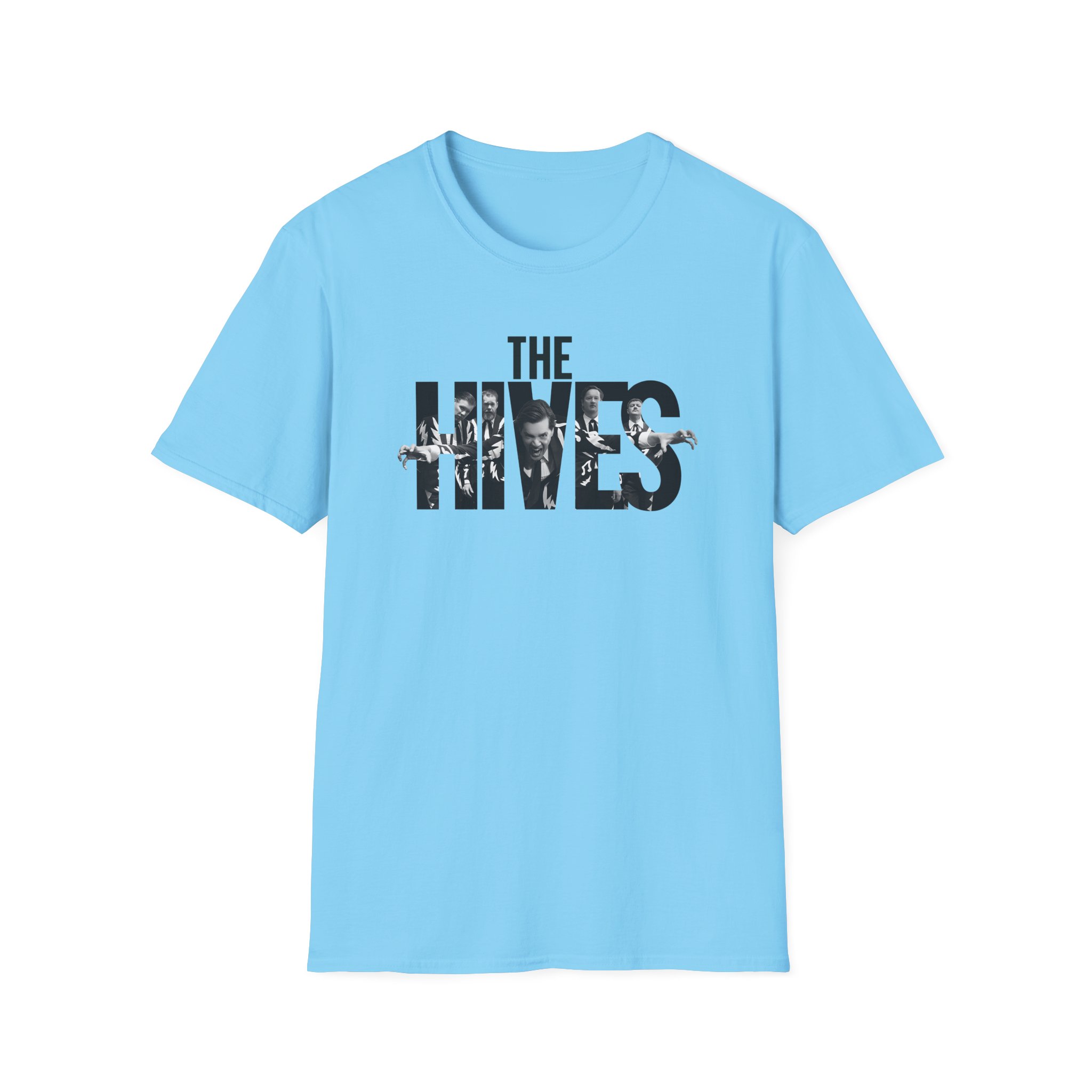 The Hives Logo Photo Infill Unisex Softstyle T-Shirt