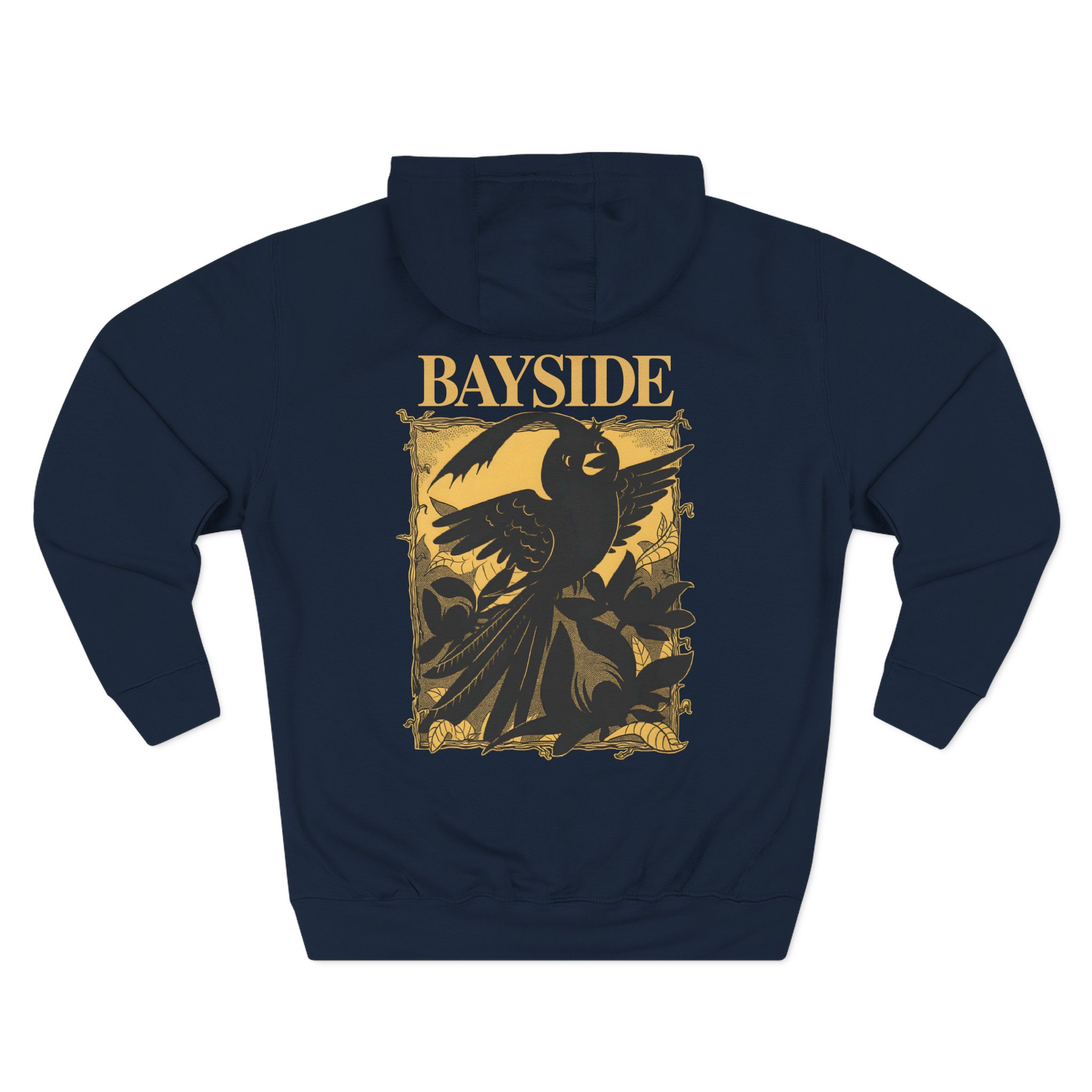 Bayside Cartoon Three-Panel Fleece Hoodie