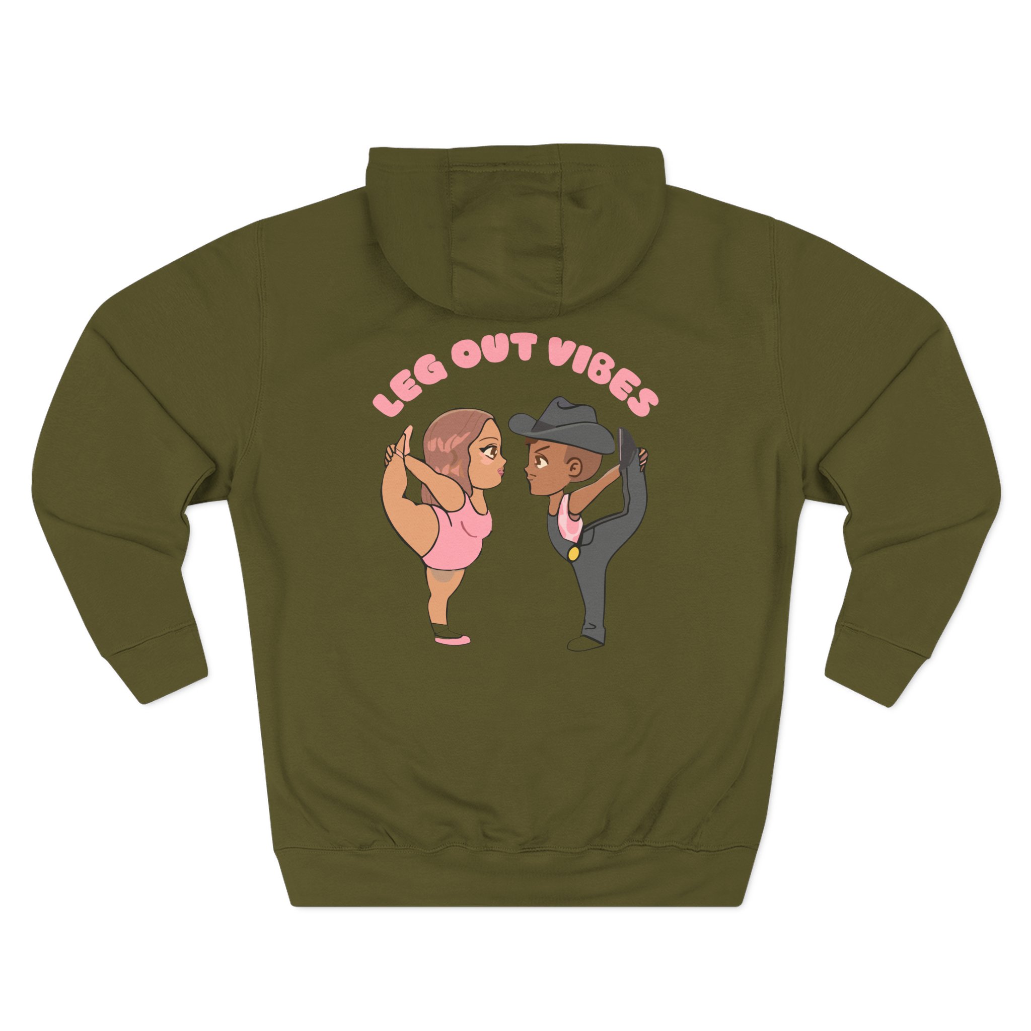 Shawty Bae Three-Panel Fleece Hoodie