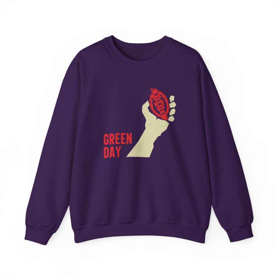 Green Day Dickies Heart Grenade Unisex Heavy Blend™ Crewneck Sweatshirt